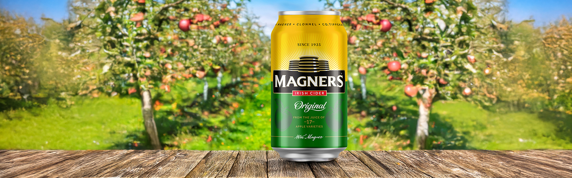 Magners Original Irish Cider gör ett tillfälligt besök på burk i Systembolagets sortiment den 28 mars.